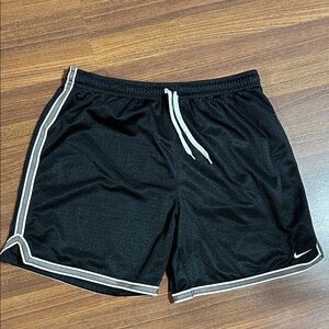 Nike Women’s Black Mesh Shorts with White Trim